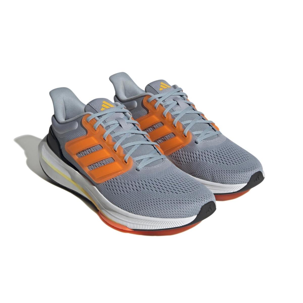 Men`s Adidas Running Shoes Ultra Bounce HP5779 Gray/orange Sz.10.5