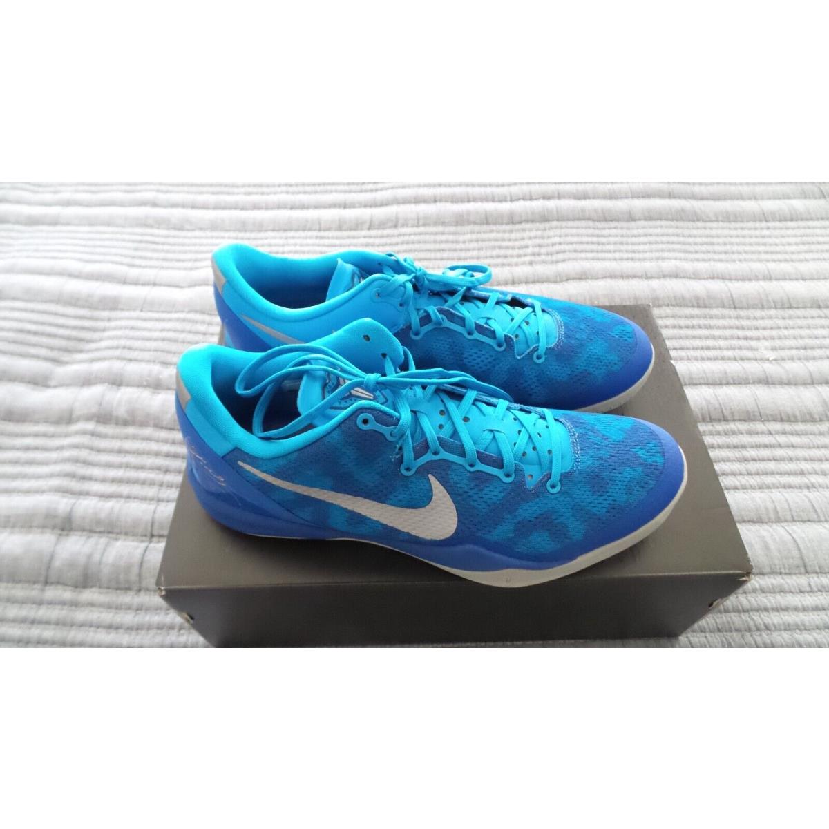 Nike Kobe 8 System Blue Coral Snake Mens Size 10.5