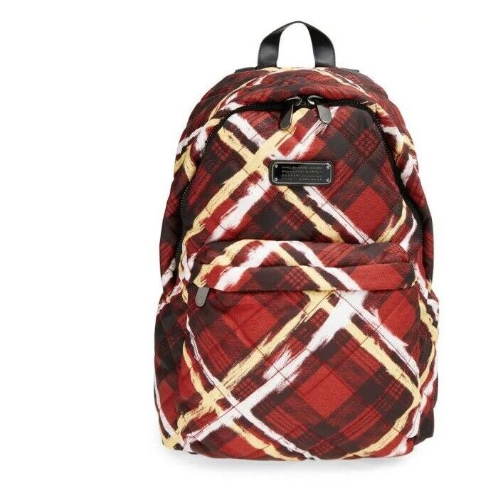 Marc Jacobs Large Plaid Quilted Backpack BPU92