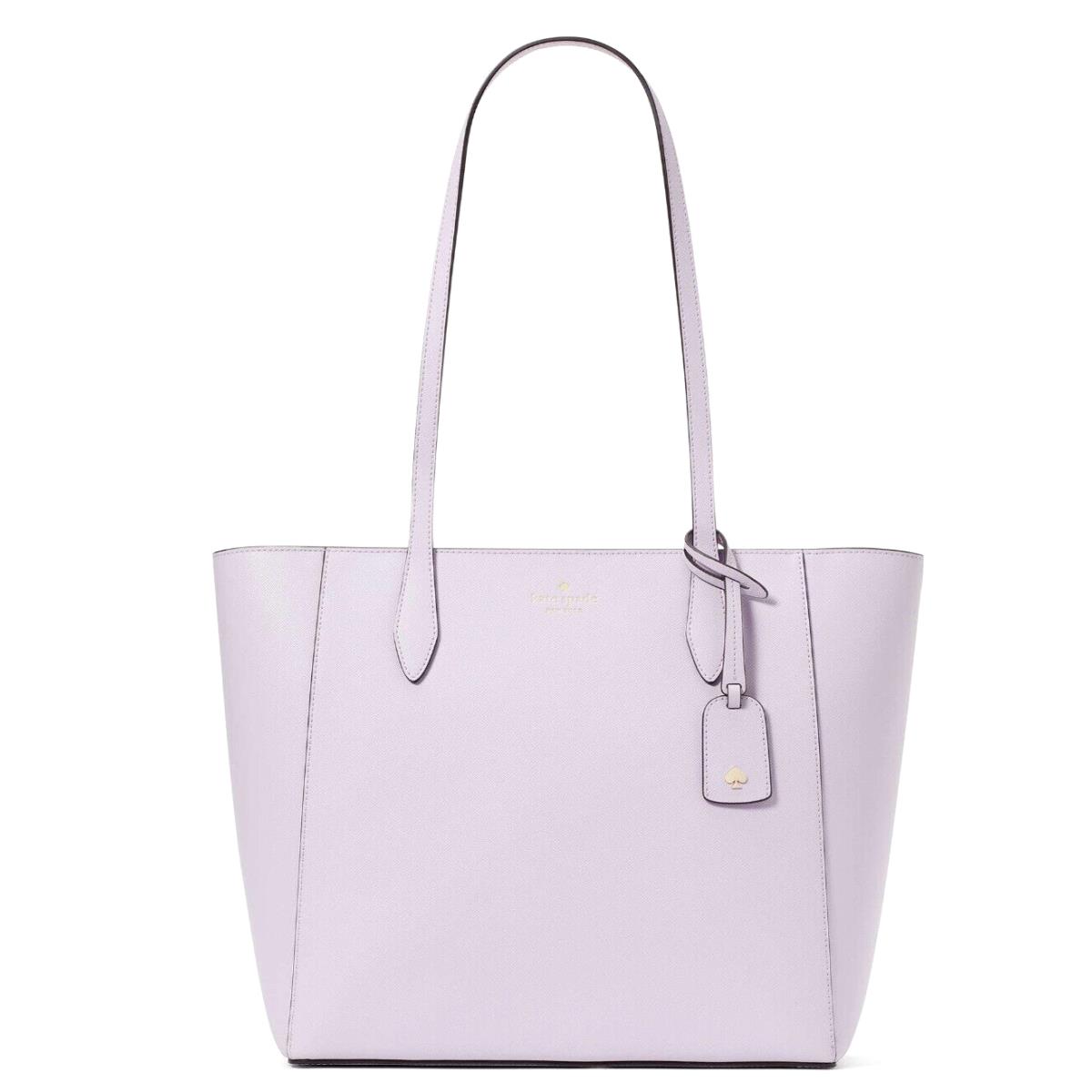 New Kate Dana Saffiano Tote Violet Spritz with Dust Bag