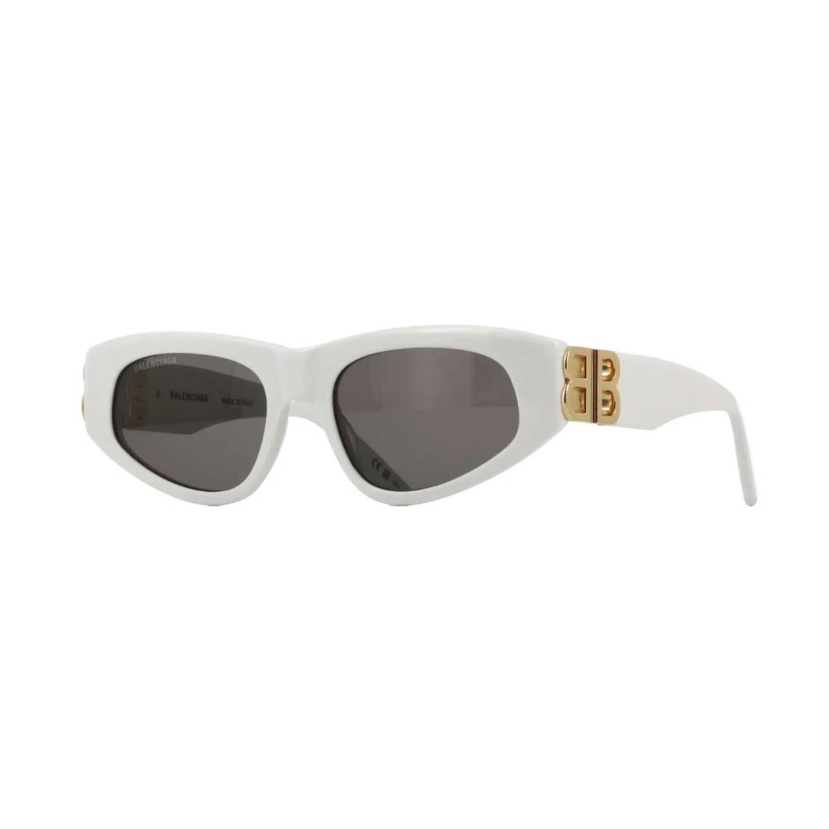 Balenciaga BB0095S White/grey 012 Sunglasses