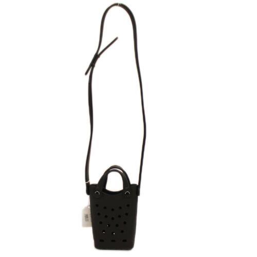 Balenciaga Black Crocs Iphone Holder w/ Strap Size OS