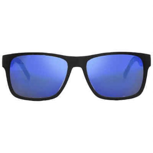 Tommy Hilfiger Mirror Blue Rectangular Men`s Sunglasses TH 1718/S 00VK/Z0 56