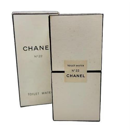 Vintage Chanel No. 22 Toilet Water Edt Perfume 4 Oz - Size 54