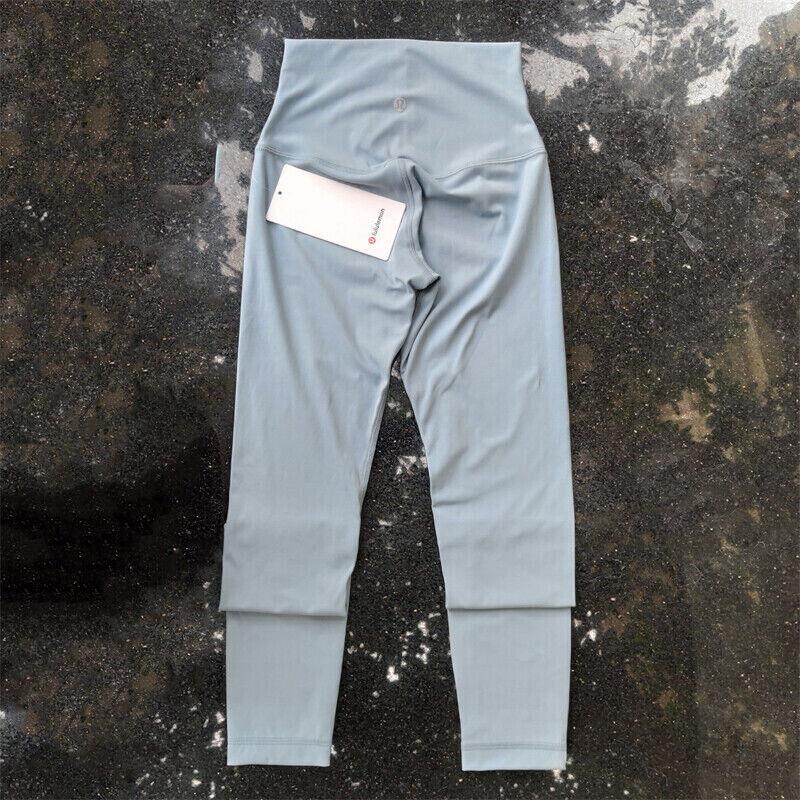Women`s Lululemon Align High-rise Pant with Pockets Nulu 28 Sz 8 Pastel Blue