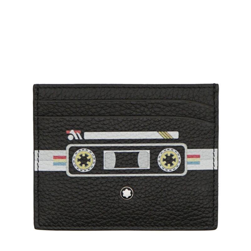 Montblanc Card Holder Wallet Casette Tape