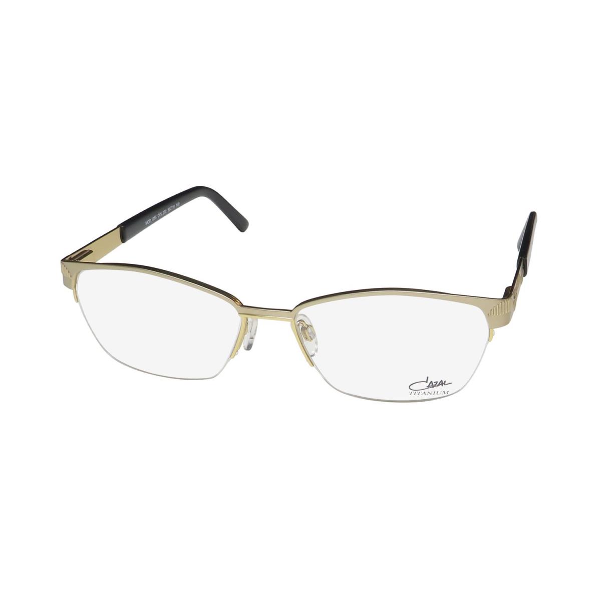 Cazal 1255 Titanium Made IN Germany NO Allergy Metal Rare Eyeglass Frame/eyewear Gold
