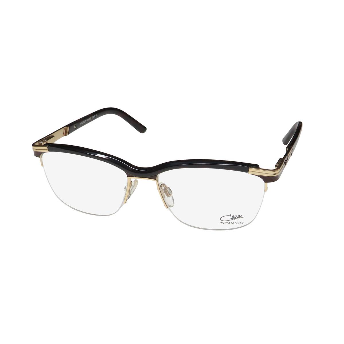 Cazal 4253 Titanium Made IN Germany NO Allergy Materials Eyeglass Frame/eyewear Tortoise / Gold