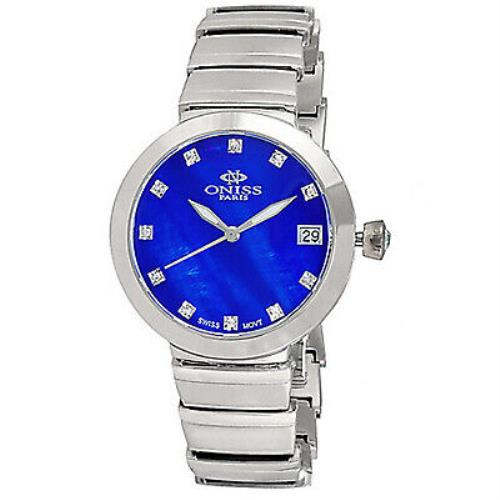 Oniss Women`s Prima Blue Dial Watch - ON5559-21_GBU