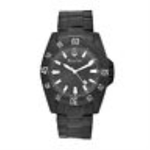 Swiss Made Bulova 65B114 Black Dial Black IP Stainless Steel 200m Men`s Watch