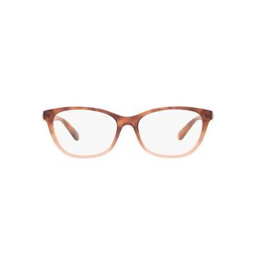 Coach HC6180 5652 Peach Tortoise Gradient Demo Lens 52 mm Women`s Eyeglasses