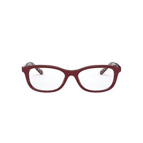 Coach HC6150 5584 Burgundy Glitter Signatu Demo Lens 53 mm Women`s Eyeglasses