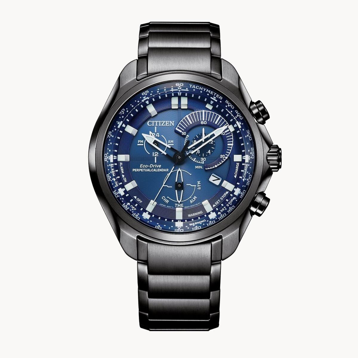 Citizen BL5607-54L Chronograph Dual Time Perpetual Calendar Men`s Watch