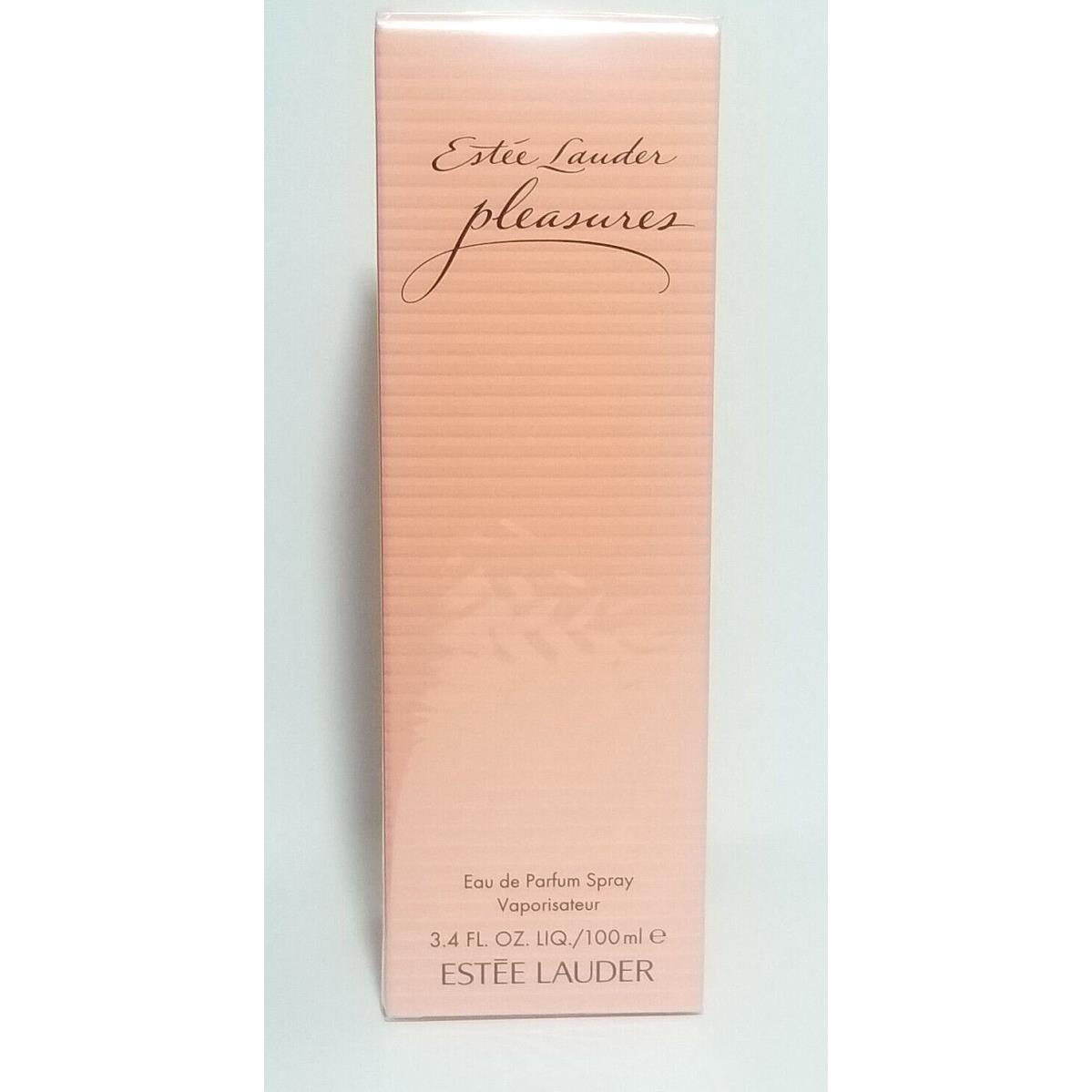 Estee Lauder Pleasures Edp Spray For Women 3.4 oz /100 ml F.shpg