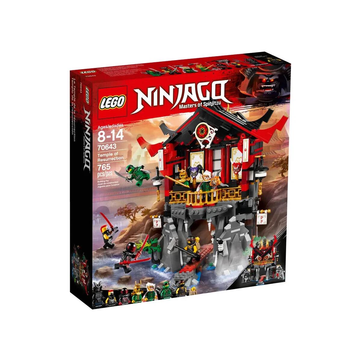 Lego Temple of Resurrection 70643 Ninjago Minifigure Building Set