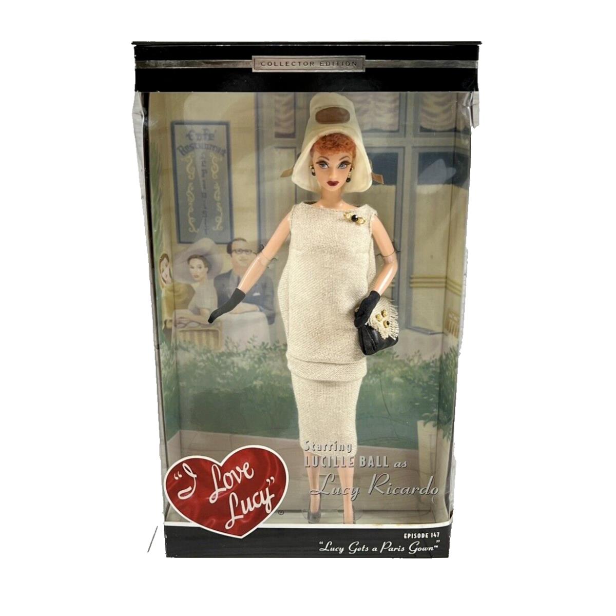 I Love Lucy Barbie Lucy Gets a Paris Gown Episode 147 Collectors Edition 2002