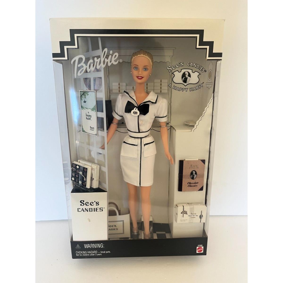 1999 Barbie A Happy Habit See`s Candies Special Edition Doll Mattel 27289