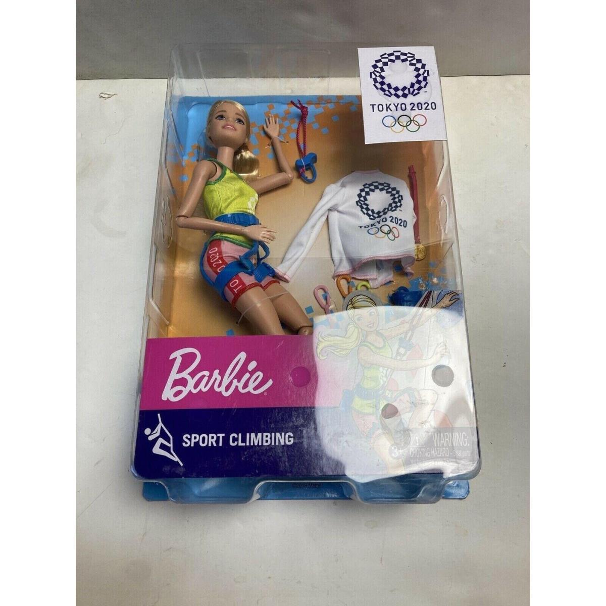 Barbie Tokyo 2020 Olympics Games Sport Climber Doll w/ Gold Medal and Jacket D1