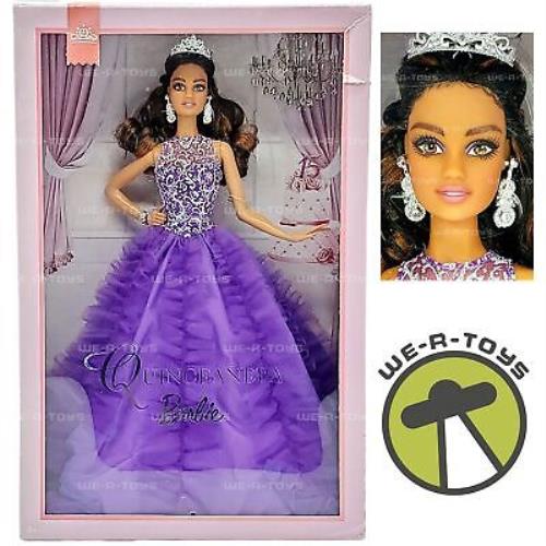 Barbie Quinceanera Doll Purple Gown 2016 Mattel DWF61