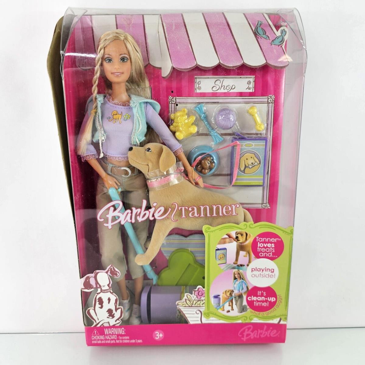 Barbie Tanner Pooping Dog Doll Playset Forever Pet Shop J9472 Rare