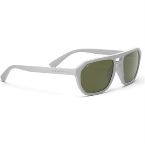 Serengeti Bellemon Sunglasses Matte White Saturn Polarized 555nm