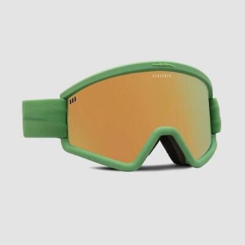 Electric Hex Goggles Matte Moss Gold Chrome+bonus Yellow