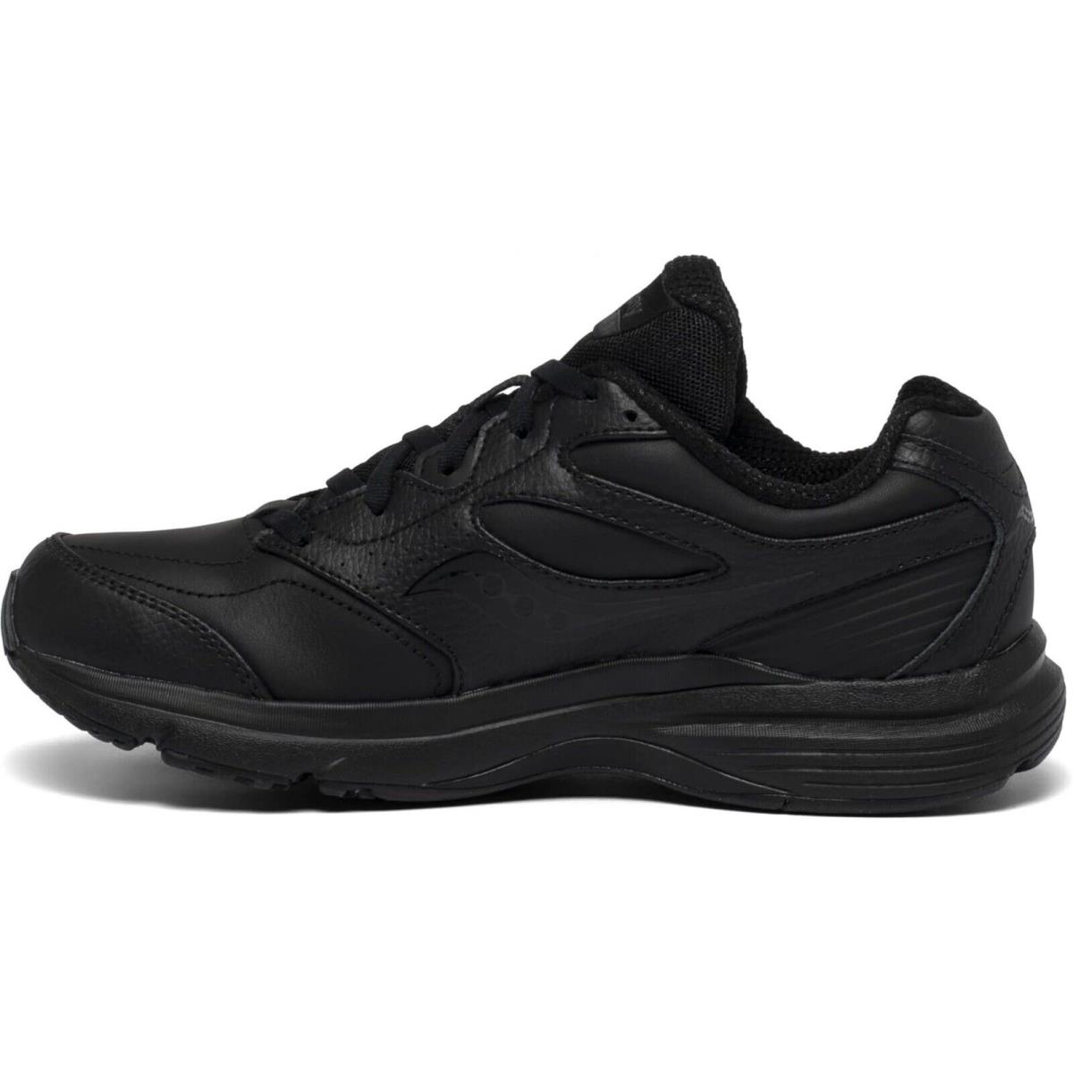 Size 9.5 - Saucony Women`s Integrity Walker 3 Walking Shoe Black 9.5 Wide