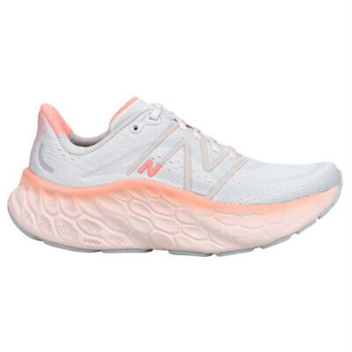 New Balance Fresh Foam X More V4 Running Womens White Sneakers Athletic Shoes W