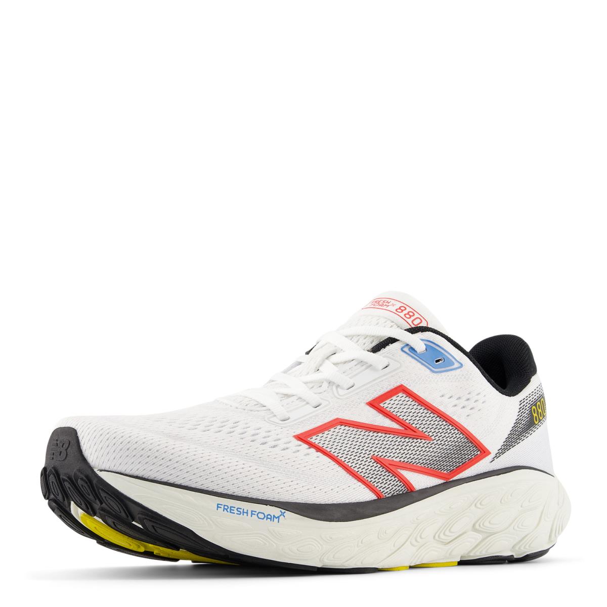 Men`s New Balance Fresh Foam 880v14 Running Shoe M880C14 White/neo Flame Mesh