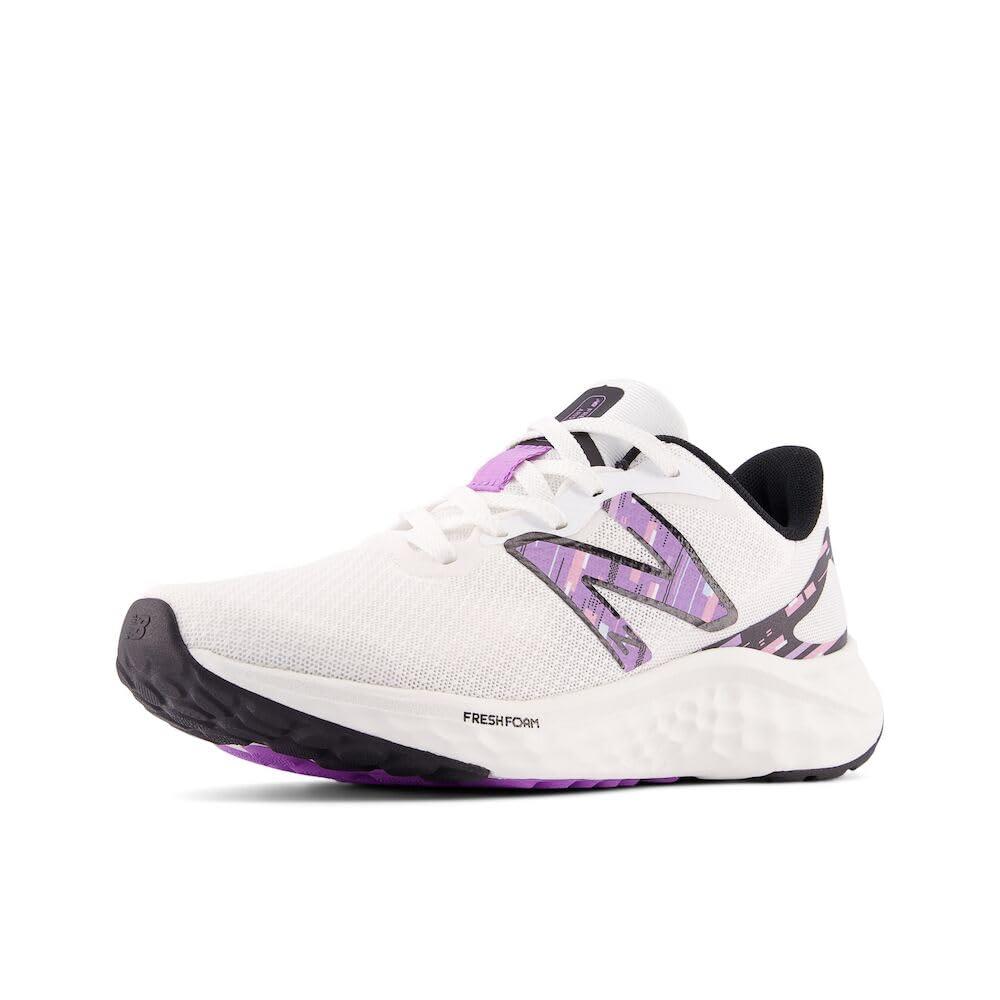 New Balance Women`s Fresh Foam Arishi V4 Running S White/Black/Purple Fade