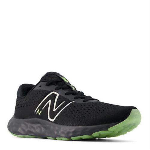 Men`s New Balance 520v8 Running Shoe M520GK8 Black/bleached Lime Glo/phantom Fa