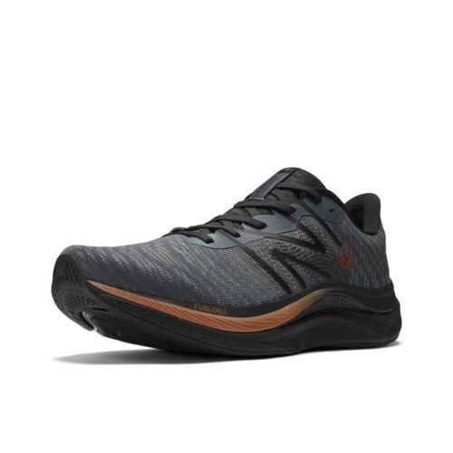 New Balance Men`s Fuelcell Propel V4 Running Shoe Graphite/black/copper Metallc