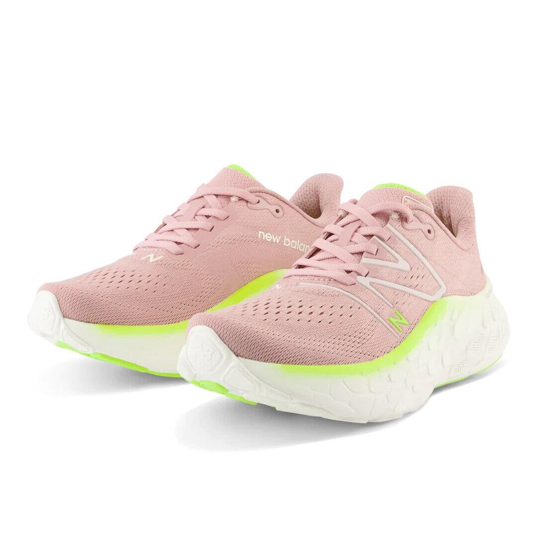 New Balance Women`s Fresh Foam X More V4 Running Shoe US 9 Med - Pink White