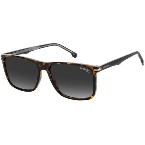 Carrera Unisex Sunglasses Dark Grey Sf Lens Havana Rectangular Frame 298/S 86