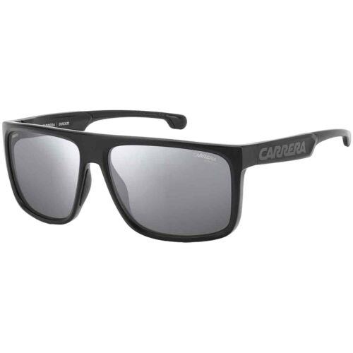 Carrera Unisex Sunglasses Silver Mirrored Lens Square Frame Carduc 011/S 008A - Frame: Black Grey, Lens: Silver Mirrored