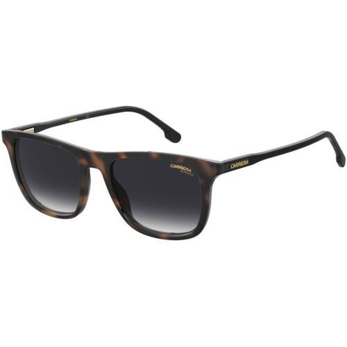 Carrera Men`s Sunglasses Havana Full Rim Frame Dark Grey Shaded Lens 261/S 0086