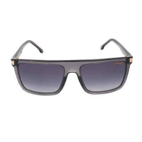 Carrera Grey Shaded Browline Unisex Sunglasses Carrera 1048/S 0KB7/9O 58