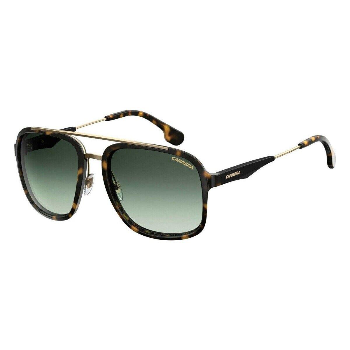 Carrera 133/S 02IK/9K Havana Gold/green Gradient 57-19-140 Sunglasses