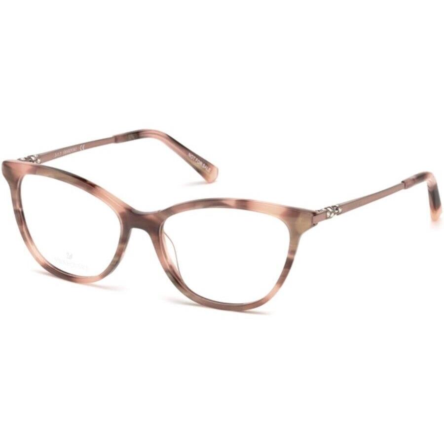 Swarovski SK5249 H 072 Square Shiny Pink Eyeglasses