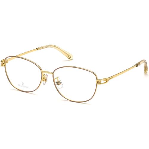 Swarovski SK5403 D 030 Butterfly Shiny Deep Gold Eyeglasses