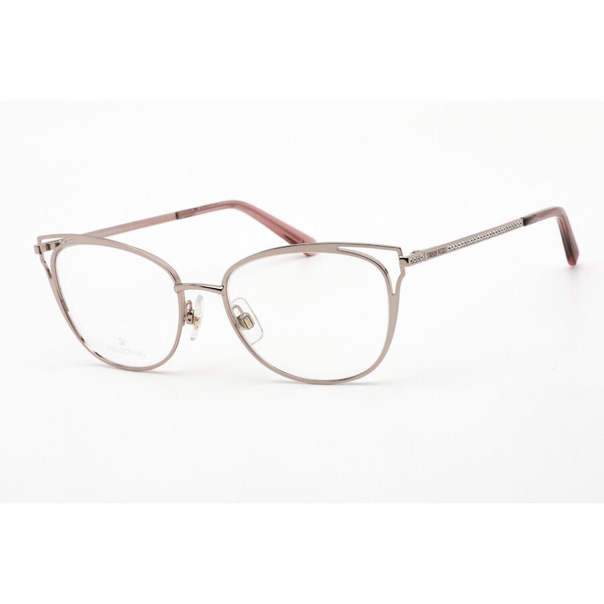 Swarovski SK5260 072 Cat Eye Matte Dark Brown Eyeglasses