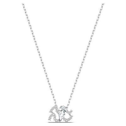 Swarovski Zodiac II Pendant Necklace Aquarius White Mixed Metal -5561421