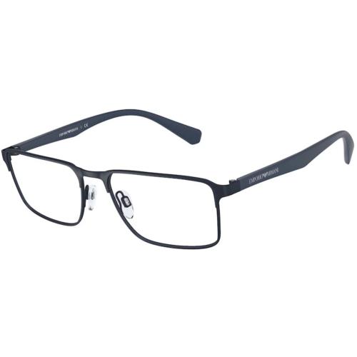 Emporio Armani Eyeglasses EA1046 3100 Matte Blue / Clear Lens 55mm