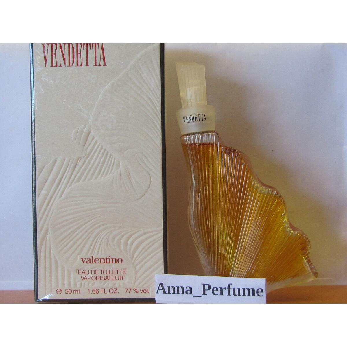 Valentino Vendetta Perfume For Women 1.66 oz / 50 ml Eau de Toilette Spray Seal