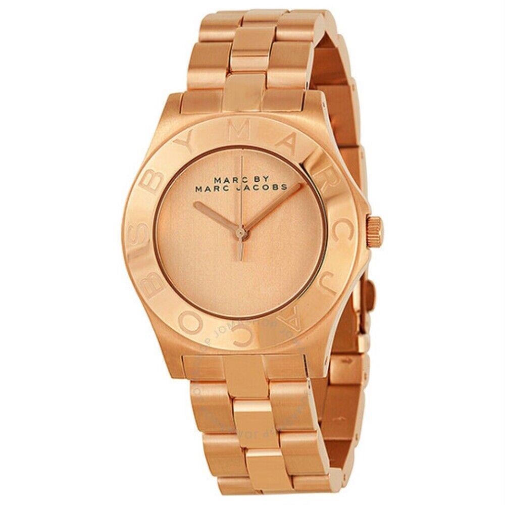 Marc by Marc Jacobs MBM3127 Blade Rose Gold Ion Plated Womens Watch