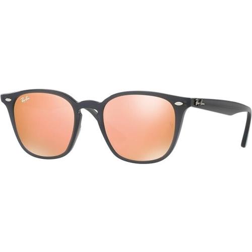 Ray-ban Highstreet Orange Gradient Mirror Sunglasses RB4258-62307J-50 - Frame: Black, Lens: Orange