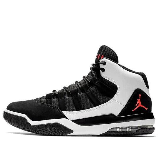 Nike Air Jordan Max Aura 4 Black White Infrared Red Shoes AQ9084-101 Men`s 9-12