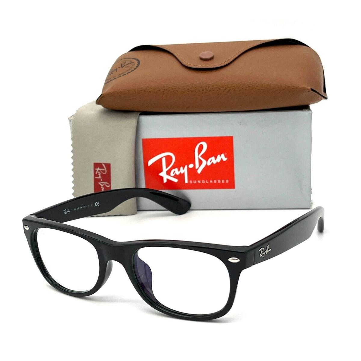 Ray Ban Wayfarer RB2132F 901/BF Black/ Blue Block 52mm Sunglasses