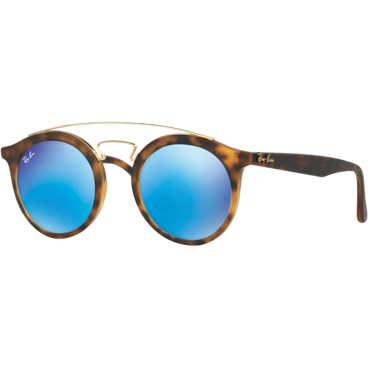 Ray-ban RB4256 Gatsby I Round Blue Mirror Sunglasses