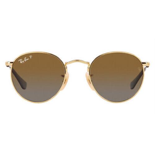 Ray-ban RJ9547S Sunglasses Kids Gold / Brown Polarized 44mm